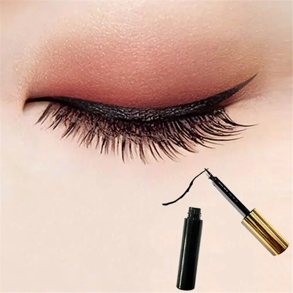 [5 Pairs] Magnetic 5 D Eyelashes and Eyeliner Kit, Reusable